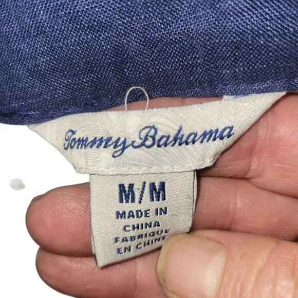 Tommy Bahama Blue Floral Sleeveless Dress‎ With Ruffle Hem Size M - Picture 6 of 7